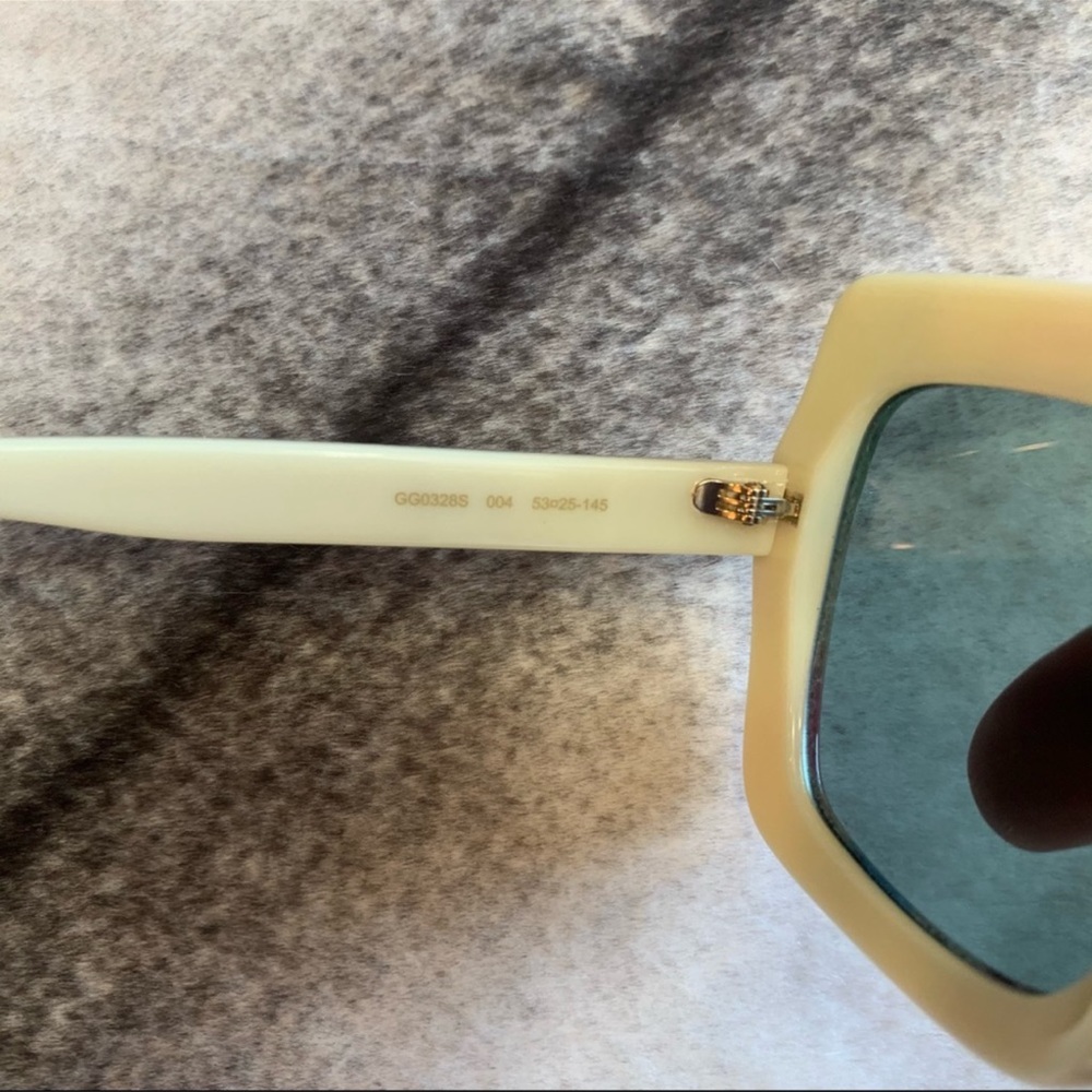 Gucci GG0328S 004 Rainbow Square Sunglasses - Picture 4 of 10